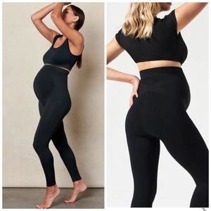 Blanqi | large | black belly support leggings